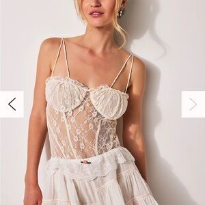 NWT Free People If You Dare Bodysuit